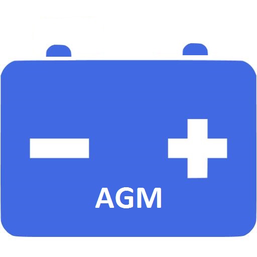 Аккумулятор AGM 12-55, 12В, 55Ач