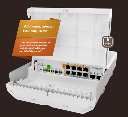 MikroTik netPower Lite 8P