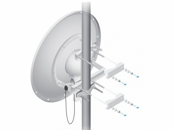 Вариант установки Ubiquiti airFiber 2G-24-S45