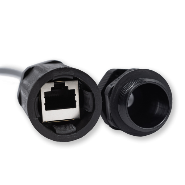 Гермоввод сетевой RJ45 с кабелем 30 см MikroComp RJ45-CWPS