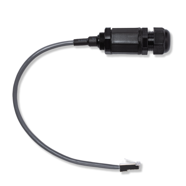 Гермоввод сетевой RJ45 с кабелем 30 см MikroComp RJ45-CWPS