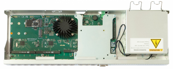 MikroTik RB1100AHx4 inside